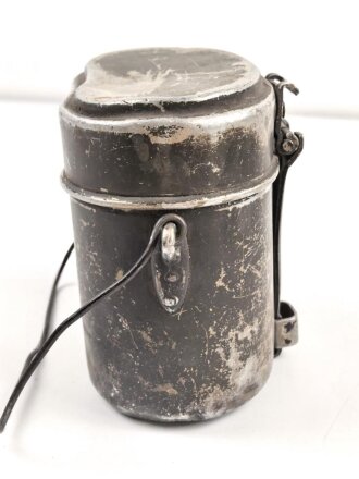 Kochgeschirr Wehrmacht, stark getragen, nicht zusammengehörig