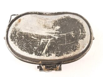 Kochgeschirr Wehrmacht, stark getragen, nicht zusammengehörig