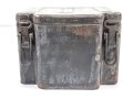 Blechbehälter für "Zündmittel S-Mine 35" . Für Pioniereinheiten der Wehrmacht. Gereinigtes Stück