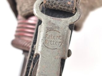 Feldflasche Wehrmacht, späte Ausführung, ungereinigtes Stück