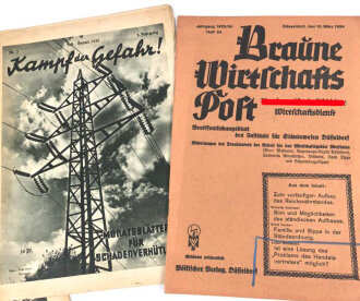 Konvolut Hefte / Literatur III.Reich