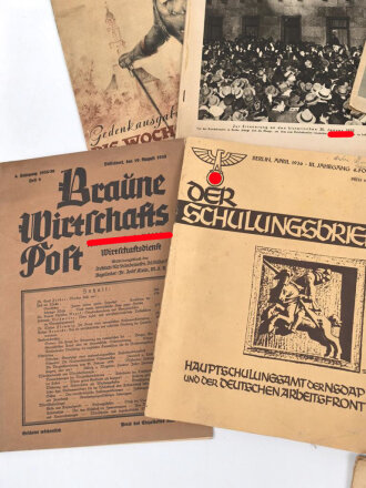 Konvolut Hefte / Literatur III.Reich