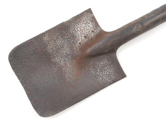 Spaten Wehrmacht, leicht narbiges Stück, gereinigt