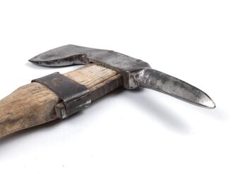 Kaiserreich und 1. Weltkrieg Pionierbeil, gereinigtes Kammerstück L.I.R.53