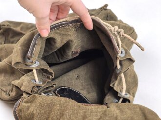 Rucksack Wehrmacht, relativ kleines Modell, stark getragen, datiert 1940