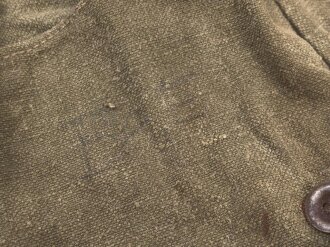 Brotbeutel Wehrmacht Heer, getragenes Stück, ungereinigt