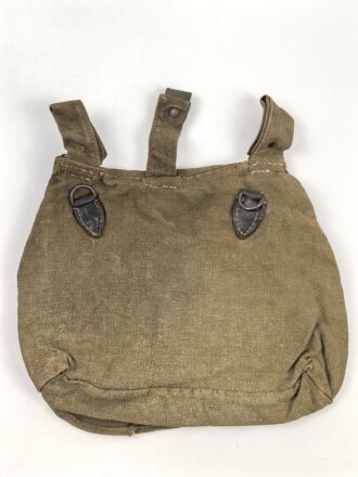 Brotbeutel Wehrmacht Heer, getragenes Stück, ungereinigt