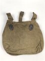 Brotbeutel Wehrmacht Heer, getragenes Stück, ungereinigt