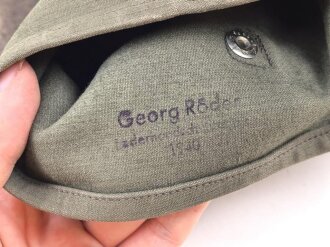 Paar Handschuhe für Kradmelder der Wehrmacht. getragenes Paar, datiert 1941