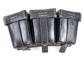 Patronentasche zum k98 der Wehrmacht. Guter Zustand, keine Stempel. Wehrmacht oder frühe Nachkriegszeit ?