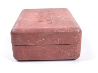 Blechkasten " Autolampen Sicherungen" vermutlich Zivil, Maße 11 x 15 x 5,5cm