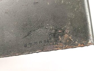 Blechkasten für Ersatzteile Wehrmacht. Originallack, 10 x 8 x 21cm