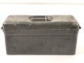 Blechkasten für Ersatzteile Wehrmacht. Originallack, 10 x 8 x 21cm
