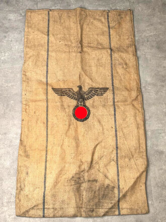 Grosser Sack für Heeresverpflegung , gebraucht, datiert 1938