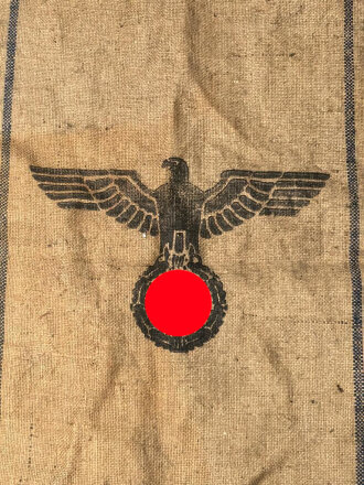 Grosser Sack für Heeresverpflegung , gebraucht, datiert 1938