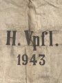 Grosser Sack für Heeresverpflegung , gebraucht, datiert 1943