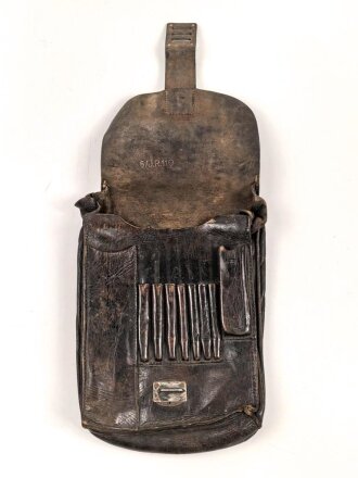 Kartentasche Wehrmacht , gebraucht, alt repariert, Kammerstück I.R. 110