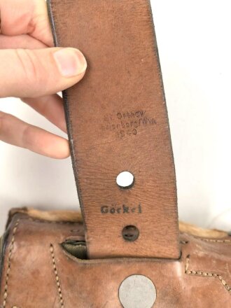 Tornister Wehrmacht , leicht getragenes Stück,  datiert 1939