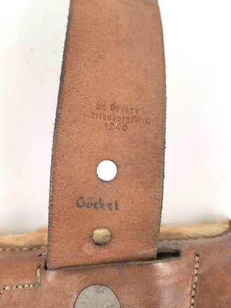 Tornister Wehrmacht , leicht getragenes Stück,  datiert 1939