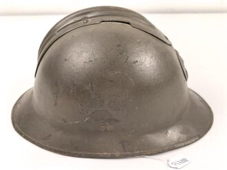 Frankreich, Stahlhelm 2.Weltkrieg Modell 1926. Originallack