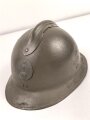Frankreich, Stahlhelm 2.Weltkrieg Modell 1926. Originallack