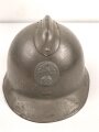 Frankreich, Stahlhelm 2.Weltkrieg Modell 1926. Originallack