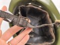 Frankreich, Stahlhelm 2.Weltkrieg Modell 1926. Emblem alter Art. Neuzeitlich lackiert, Innenfutter defekt