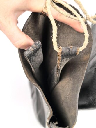 Paar Stiefel für Berittene, Alter und Herkunft unbekannt. Sohlenlänge 29cm