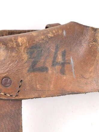 Tschechoslowakei Nachkrieg, Spaten in Futteral, ungereinigtes Stück