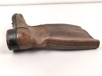 Einzelner Stiefel für Mannschaften der Wehrmacht. Ungetragenes Stück, Sohlenlänge 27cm