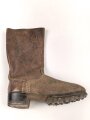 Einzelner Stiefel für Mannschaften der Wehrmacht. Ungetragenes Stück, Sohlenlänge 27cm