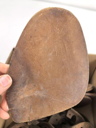 Konvolut Ersatzteile für Mannschaftsstiefel der Wehrmacht