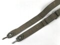 Trageriemen für einen Brotbeutel der Wehrmacht, frühes Stück mit Leichtmetallbeschlägen