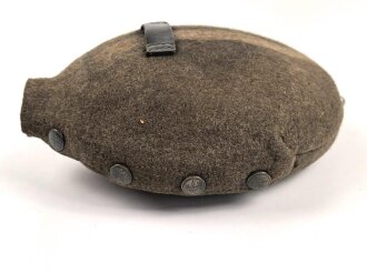 Filzbezug für eine Feldflasche der Wehrmacht, WWL38, gebraucht