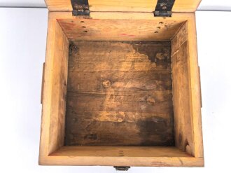 Transportkasten Wehrmacht für "25 Stück Zeitzünder S/30" , datiert 1943.