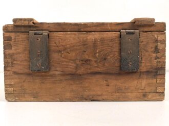 Transportkasten Wehrmacht für "25 Stück Zeitzünder S/30" , datiert 1943.