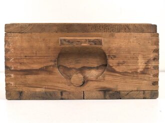 Transportkasten Wehrmacht für "25 Stück Zeitzünder S/30" , datiert 1943.