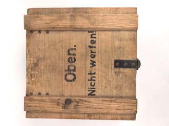 Transportkasten Wehrmacht für "25 Stück Zeitzünder S/30" , datiert 1943.