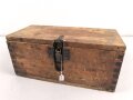 Transportkasten Wehrmacht, Maße 19 x 40 x 18cm , datiert 1944. Ungereinigtes Stück