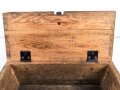 Transportkasten Wehrmacht, Maße 19 x 40 x 18cm , datiert 1944. Ungereinigtes Stück