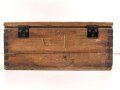 Transportkasten Wehrmacht, Maße 19 x 40 x 18cm , datiert 1944. Ungereinigtes Stück