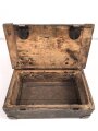 Kriegsmarine, Transportkasten für Zündladung A. Maße20 x 34 x 12cm. Ungereinigtes Stück