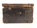 Kriegsmarine, Transportkasten für Zündladung A. Maße20 x 34 x 12cm. Ungereinigtes Stück