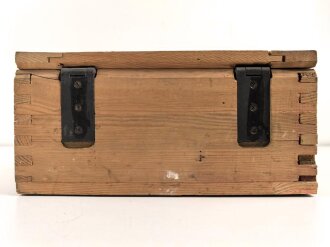Luftdichter Transportkasten für Zünder der Wehrmacht, Sehr guter Zustand, datiert 1944