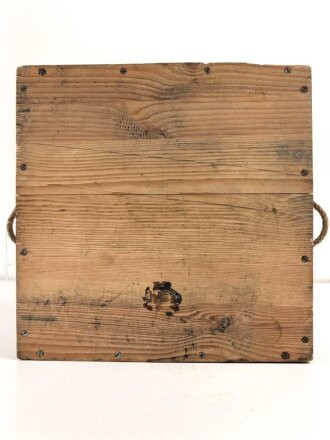 Luftdichter Transportkasten für Zünder der Wehrmacht, Sehr guter Zustand, datiert 1944