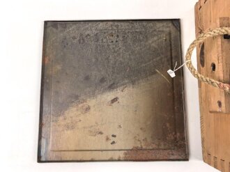 Luftdichter Transportkasten für Zünder der Wehrmacht, Sehr guter Zustand, datiert 1944