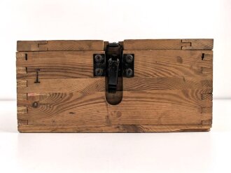 Luftdichter Transportkasten für Zünder der Wehrmacht, Sehr guter Zustand, datiert 1944