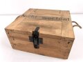 Luftdichter Transportkasten für Zünder der Wehrmacht, Sehr guter Zustand, datiert 1944
