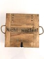 Luftdichter Transportkasten für Zünder der Wehrmacht, Sehr guter Zustand, datiert 1944