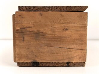 Transportkasten Wehrmacht für Gewehr Sprenggranaten. Sehr guter Zustand, leicht eingestaubt